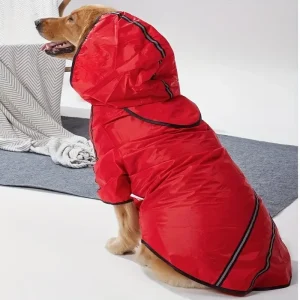 Waterdichte Regenjas Met Capuchon Voor Honden