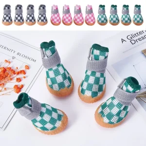 Lichtgewicht hondenschoenen Ademend antislip Mesh-ontwerp voor bescherming van de poten