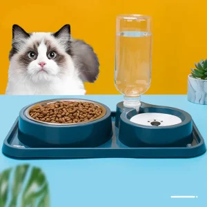 Automatische Voederautomaat Voor Huisdieren Geplande Maaltijden Portiecontrole Back-up Batterij Duurzaam Ontwerp