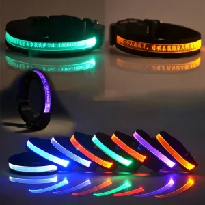 Gepersonaliseerde LED-halsband Voor Honden