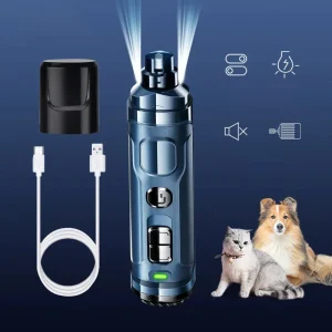 Rojeco N30 hondennagelslijper met LED-verlichting en USB-oplader – stil veilig en instelbare snelheid