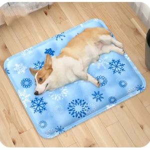 Koelpad voor Honden IJsgel Technologie Comfortabel Draagbaar Gemakkelijk Schoon te Maken Polyestervezel