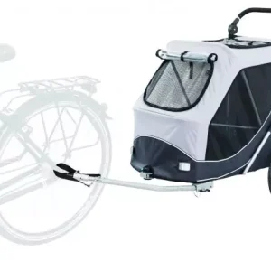 Trixie Hondenfietskar Opvouwbaar Grijs