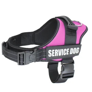 Verstelbaar Assistentiehonden Tuig | Gewatteerd Comfort | Reflecterend Nylon | Verwijderbare Patches