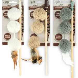 AFP Lambswool-Lamb Kebab Wand Catnip