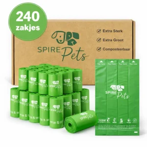 Poepzakjes Groot 100% Biologisch afbreekbaar – €0.03 per stuk
