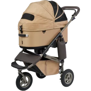 AirBuggy DOME 3 Premier Set Large Seed Beige Luxe hondenbuggy