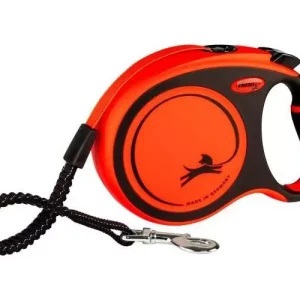 Flexi Xtreme Tape Zwart Oranje L 8 meter