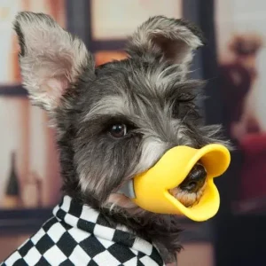 Schattige Eendvormige Hondenmuilkorf Comfortabel Ademend Verstelbaar Gemakkelijk Schoon Te Maken