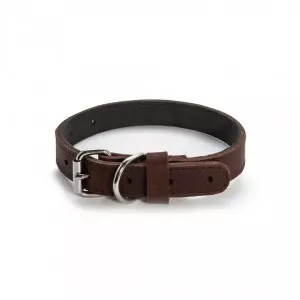 K9 Factory Dubbel Leren Halsband Ace