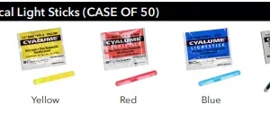 1½ inch Mini Chemlights pack of 50