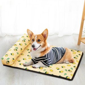 Koelmat Voor Huisdieren Zacht Gedempt Direct Verkoelend Gemakkelijk Schoon Te Maken Duurzaam Voor Binnen en Buiten Gebruik