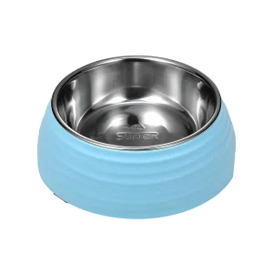 Voerbak hond - uitneembare RVS bak - maat M