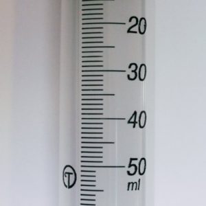 Spuit 50-60 ml met kathetertip