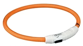 TRIXIE Slanghalsband Hond USB Oranje