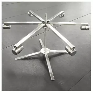 MORIN RVS carrousel met 6 vaste armen