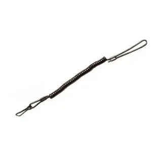 Zwarte Kevlar spiraalveiligheidsriem